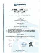 ISO 14001 sertifikaat