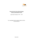 Ajalooline ülevaade 1946 – 1995 „Tuumarelvade leviku tõkestamisega seotud probleemidest Eestis“
